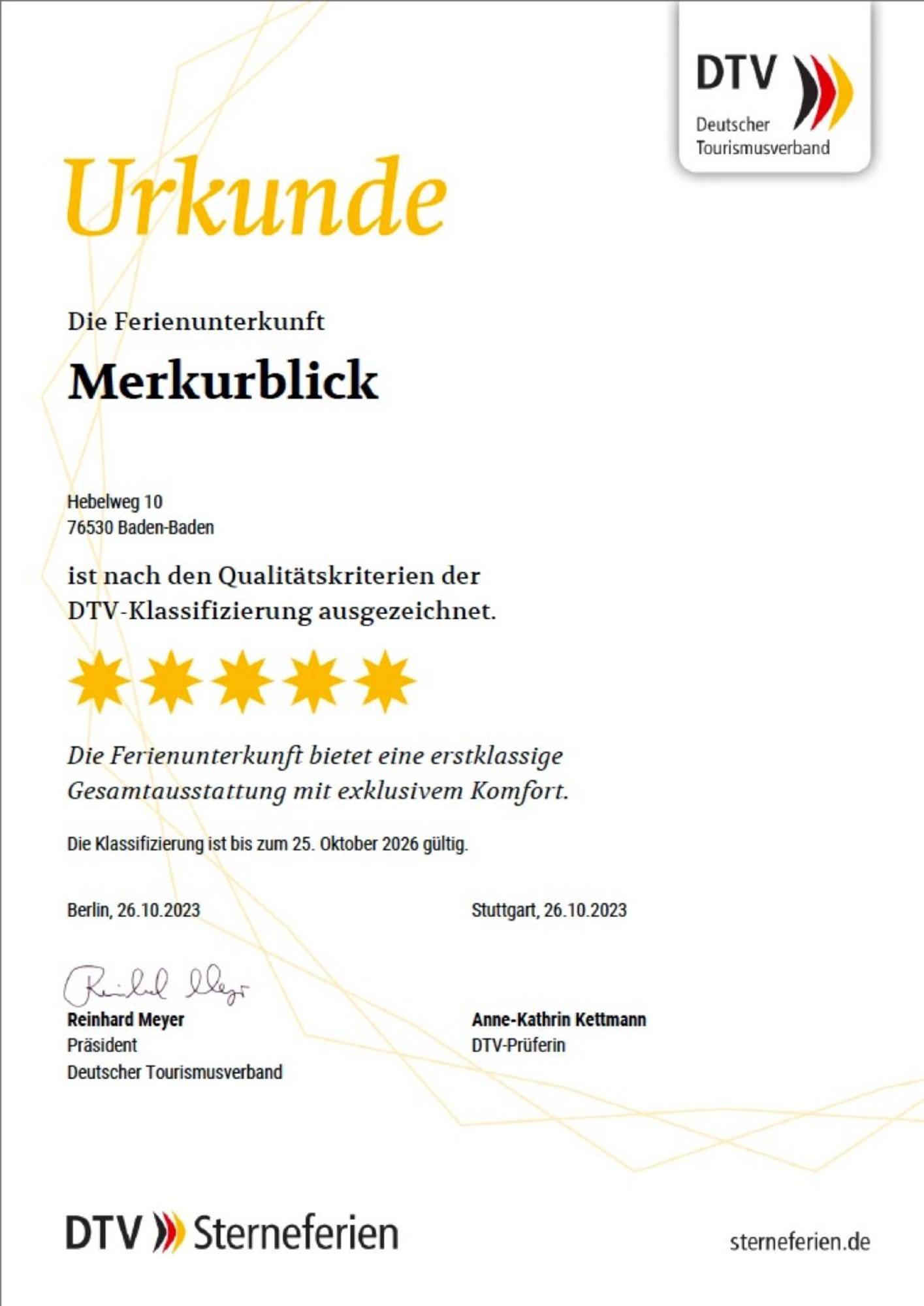 Merkurblick バーデン＝バーデン エクステリア 写真